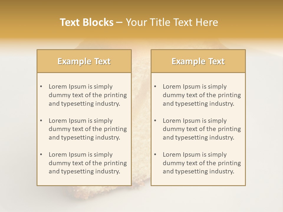 Bakery Pie Snack PowerPoint Template