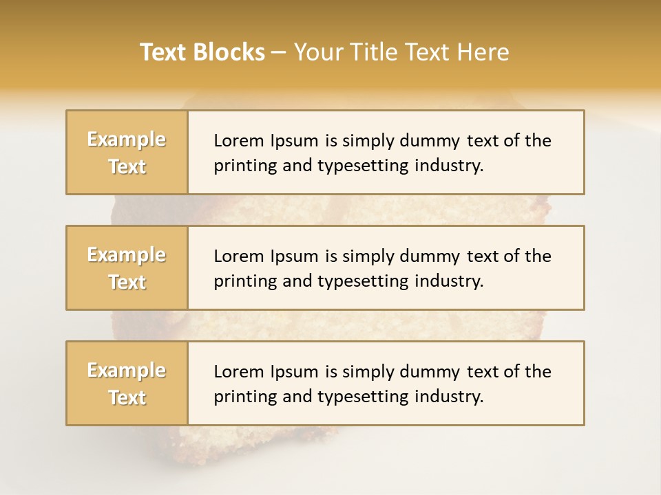 Bakery Pie Snack PowerPoint Template