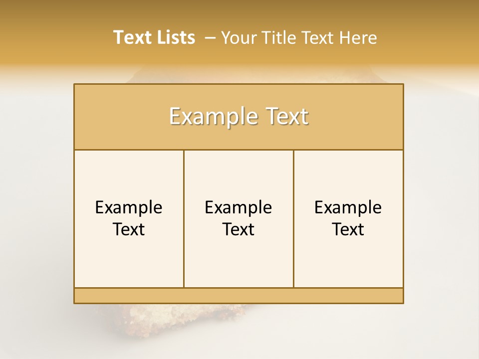 Bakery Pie Snack PowerPoint Template