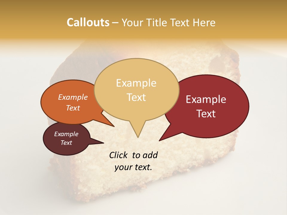 Bakery Pie Snack PowerPoint Template