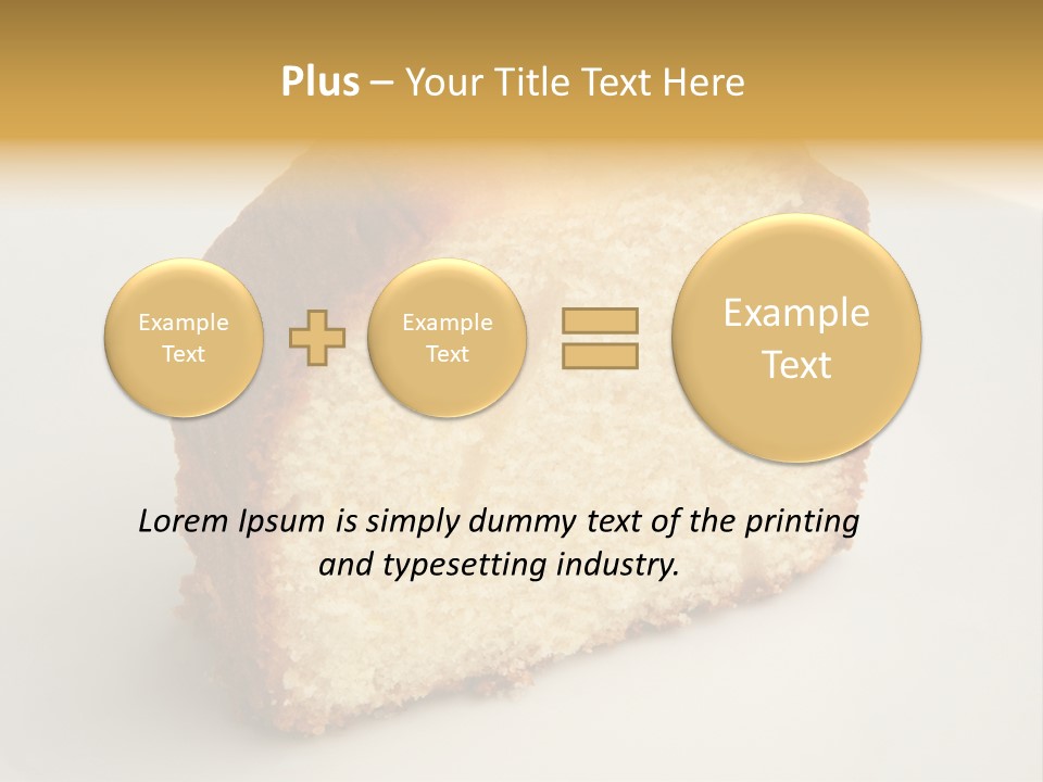 Bakery Pie Snack PowerPoint Template