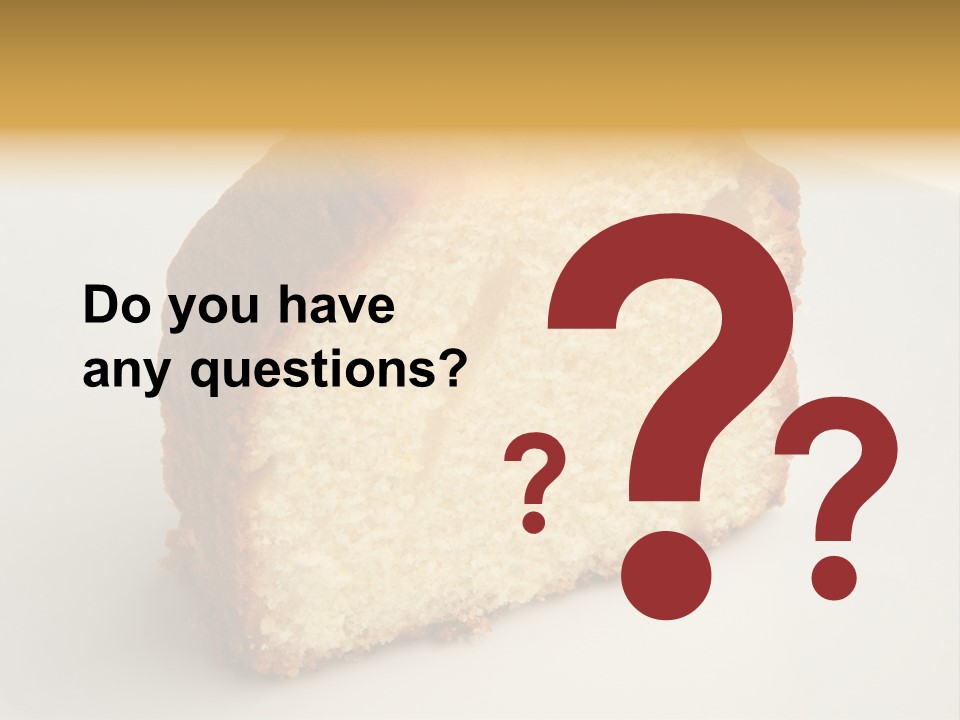 Bakery Pie Snack PowerPoint Template