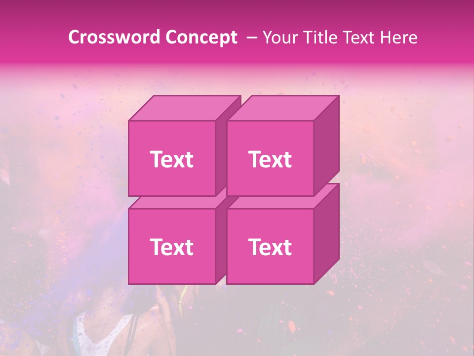 Faces Colour Travel PowerPoint Template