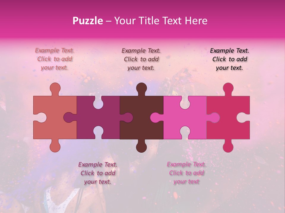 Faces Colour Travel PowerPoint Template