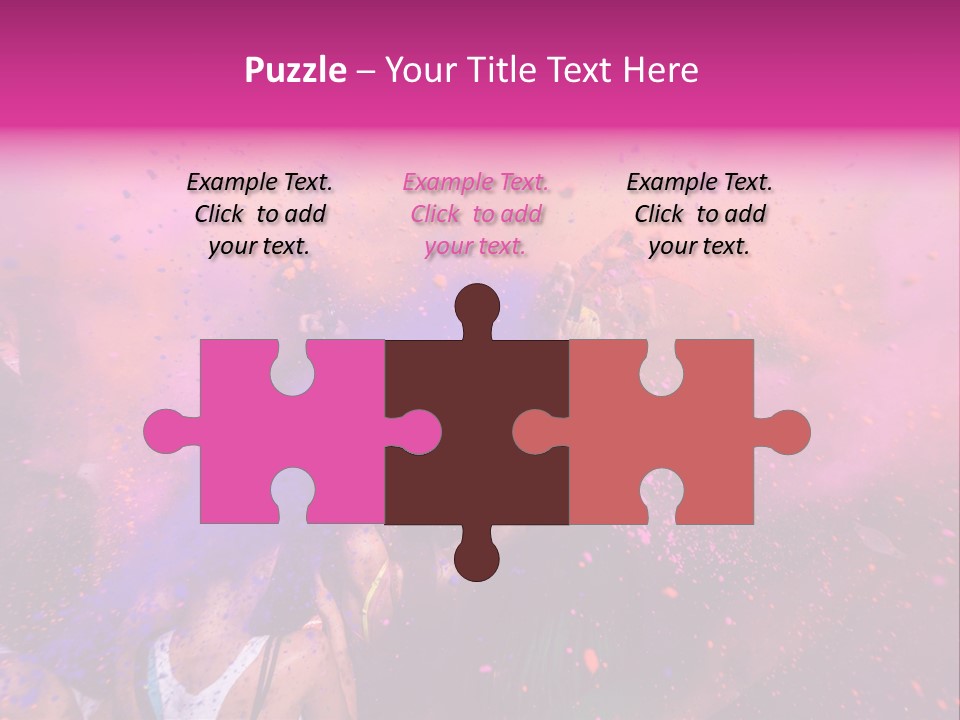 Faces Colour Travel PowerPoint Template