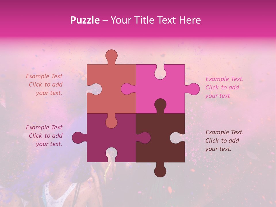 Faces Colour Travel PowerPoint Template