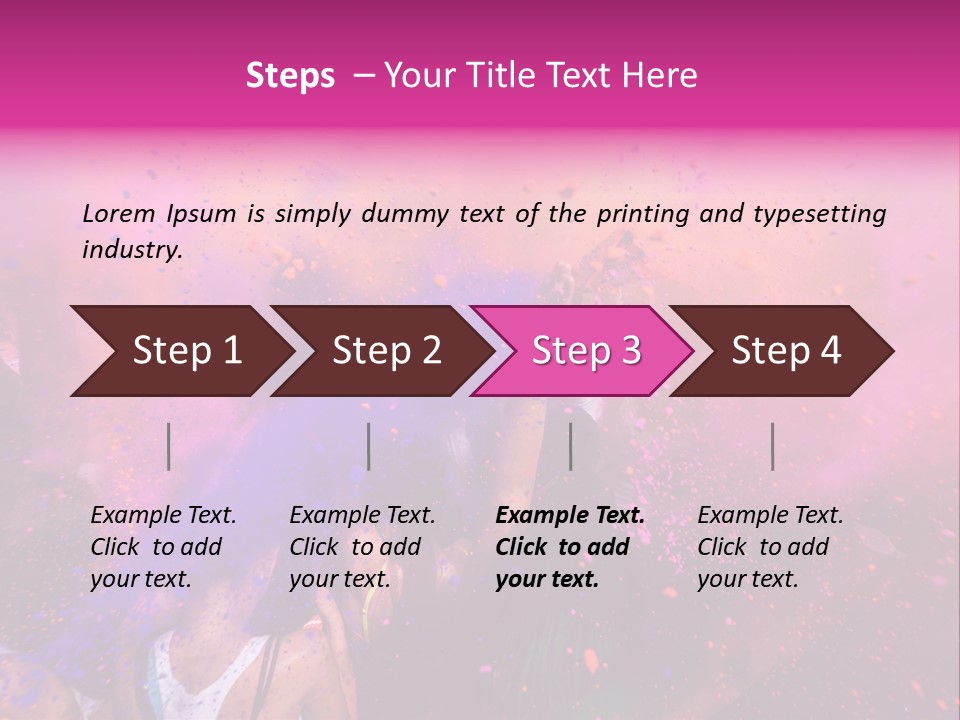 Faces Colour Travel PowerPoint Template