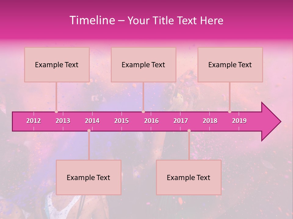 Faces Colour Travel PowerPoint Template