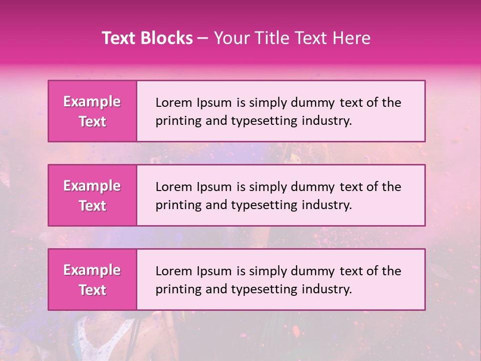 Faces Colour Travel PowerPoint Template