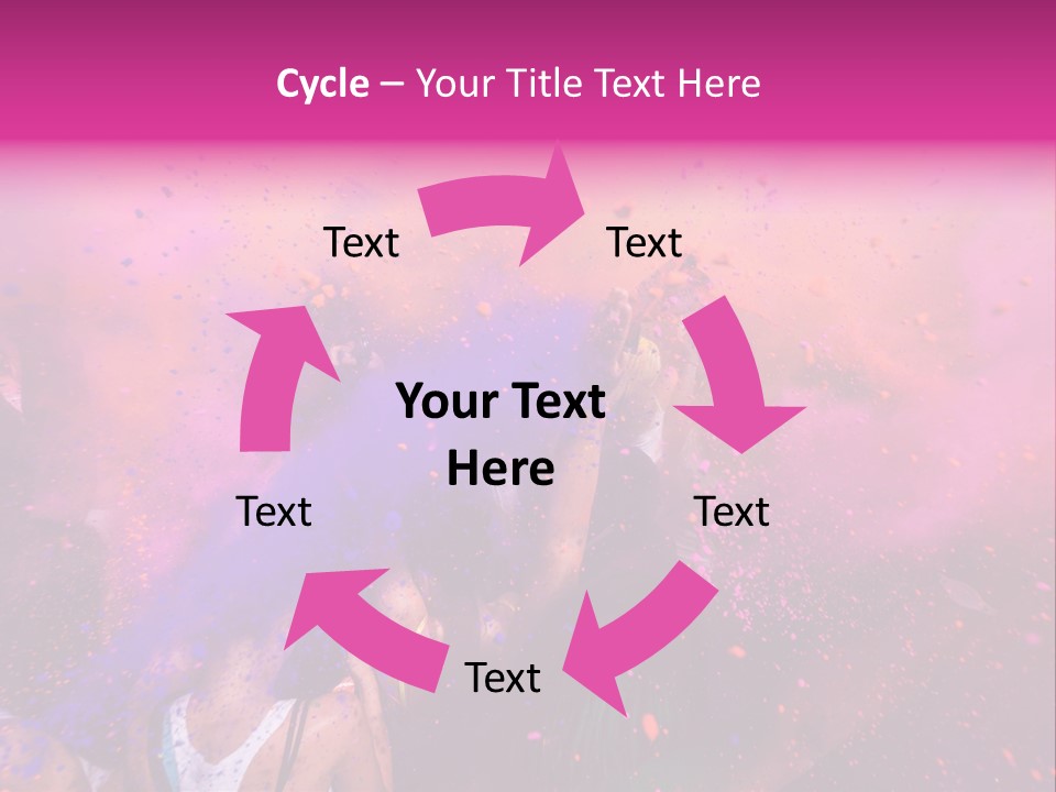 Faces Colour Travel PowerPoint Template