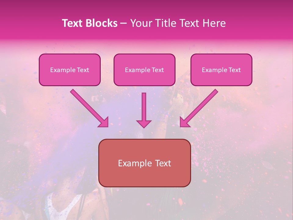 Faces Colour Travel PowerPoint Template