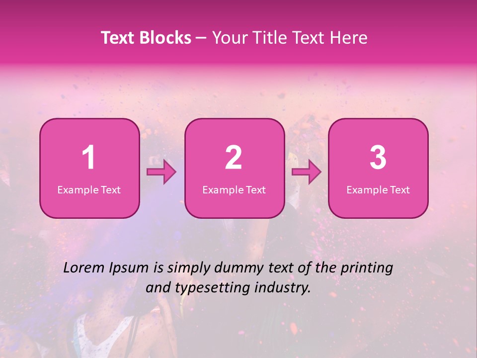 Faces Colour Travel PowerPoint Template