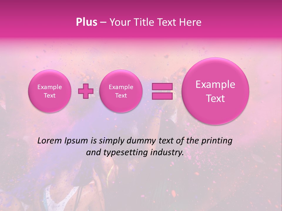 Faces Colour Travel PowerPoint Template