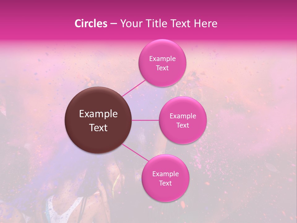 Faces Colour Travel PowerPoint Template