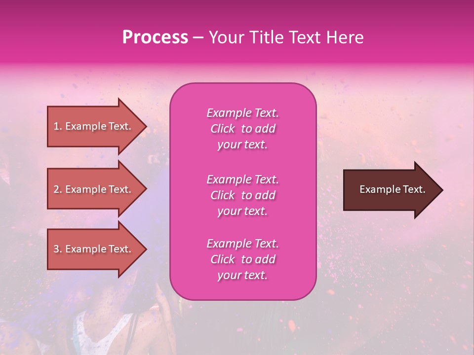 Faces Colour Travel PowerPoint Template