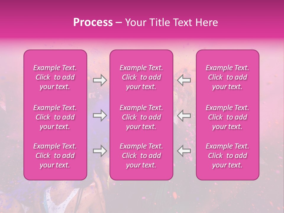 Faces Colour Travel PowerPoint Template