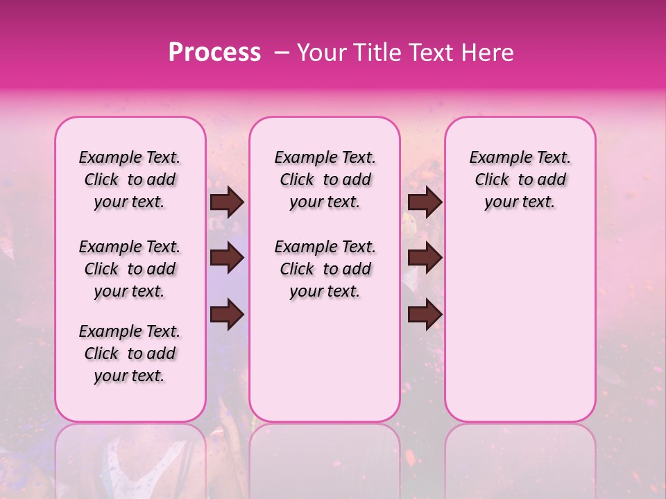 Faces Colour Travel PowerPoint Template
