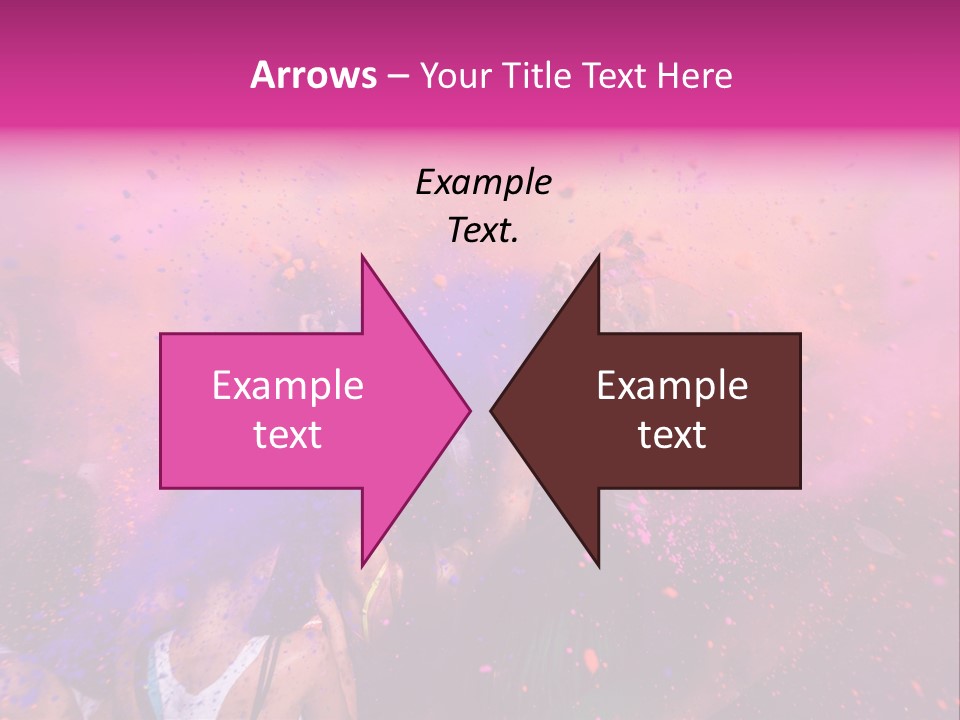 Faces Colour Travel PowerPoint Template