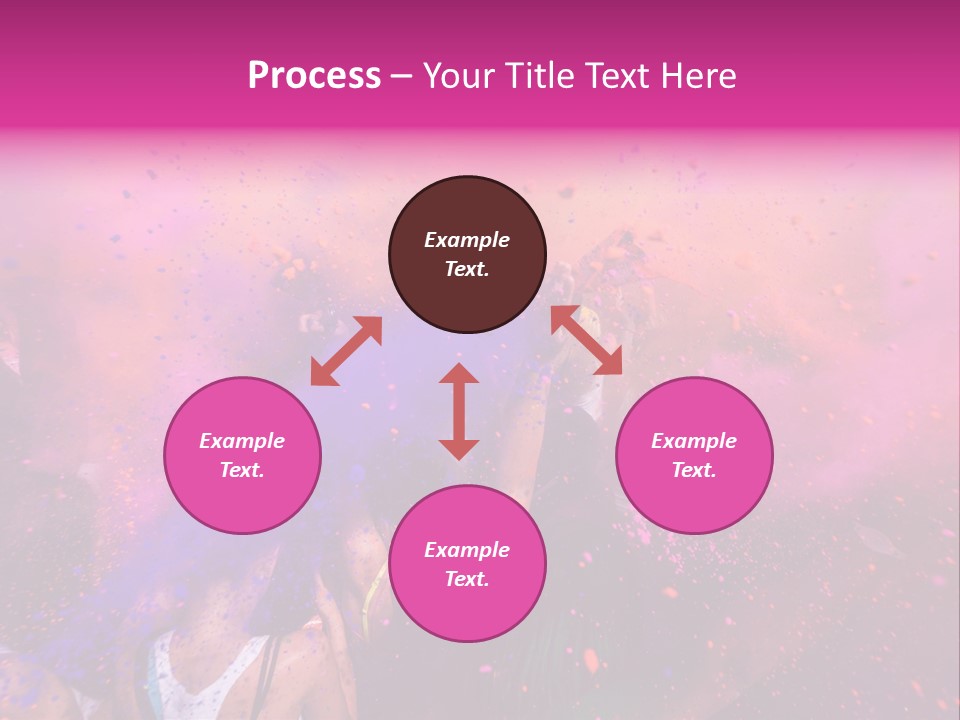 Faces Colour Travel PowerPoint Template