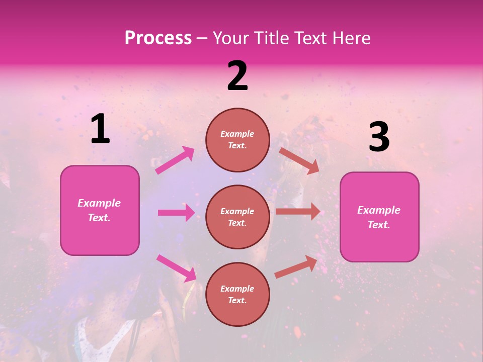 Faces Colour Travel PowerPoint Template