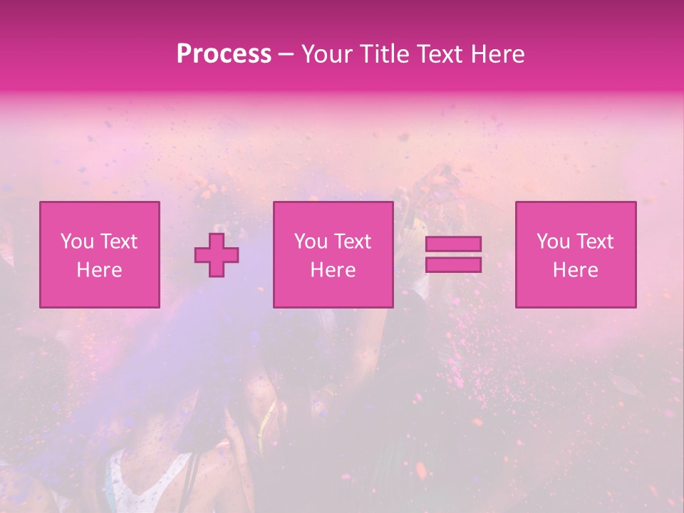 Faces Colour Travel PowerPoint Template