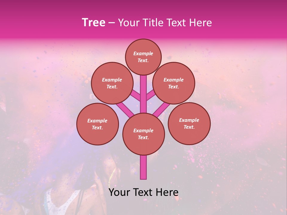 Faces Colour Travel PowerPoint Template