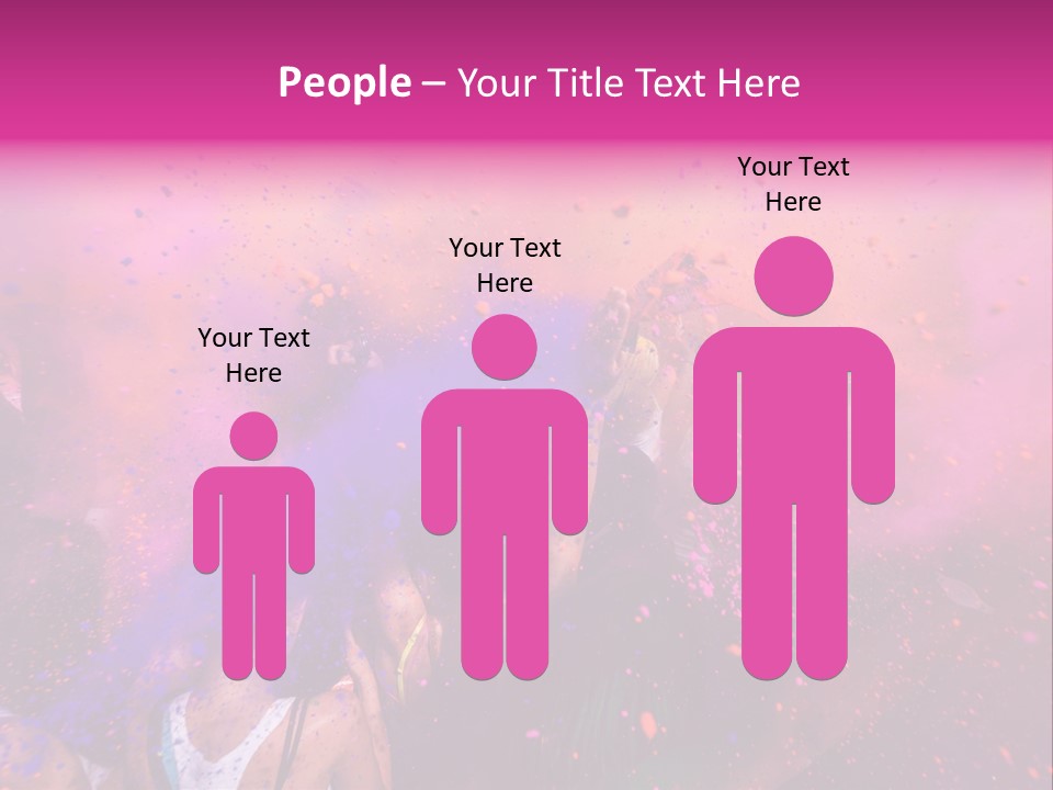 Faces Colour Travel PowerPoint Template