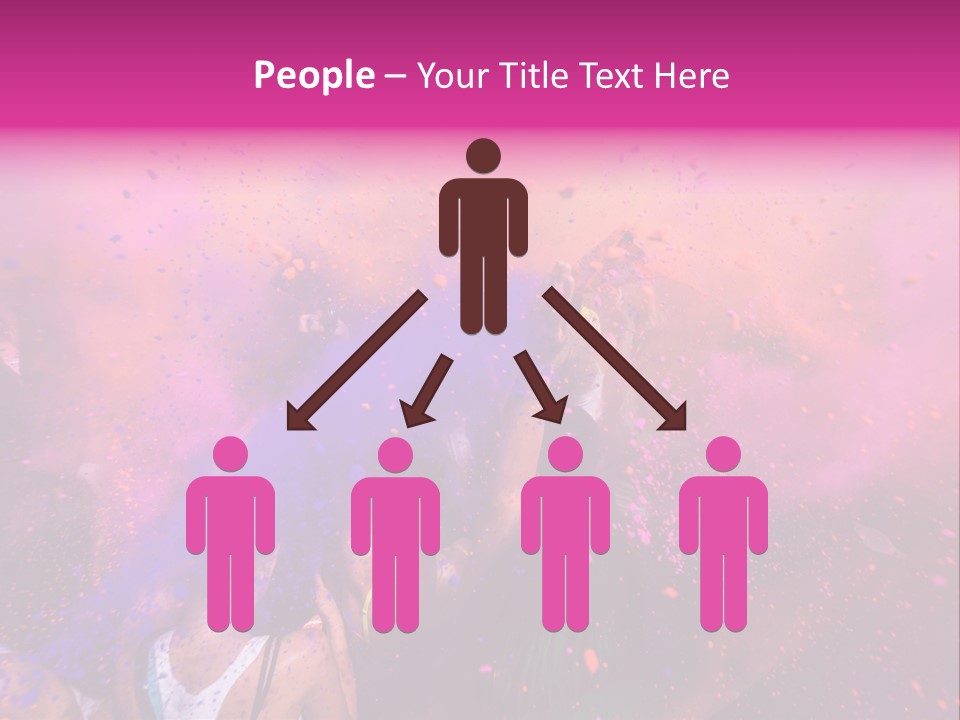 Faces Colour Travel PowerPoint Template