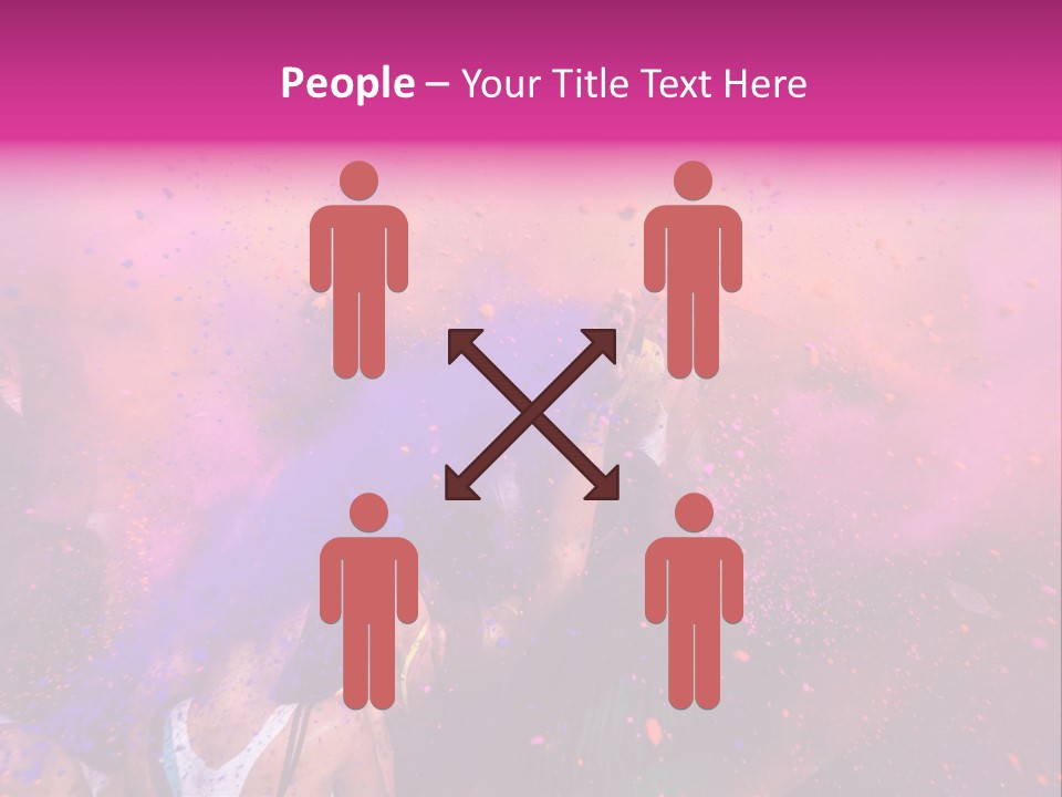 Faces Colour Travel PowerPoint Template