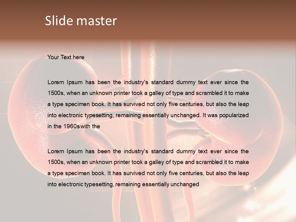 A Medical Powerpoint Presentation With An Image Of The Utensils PowerPoint Template