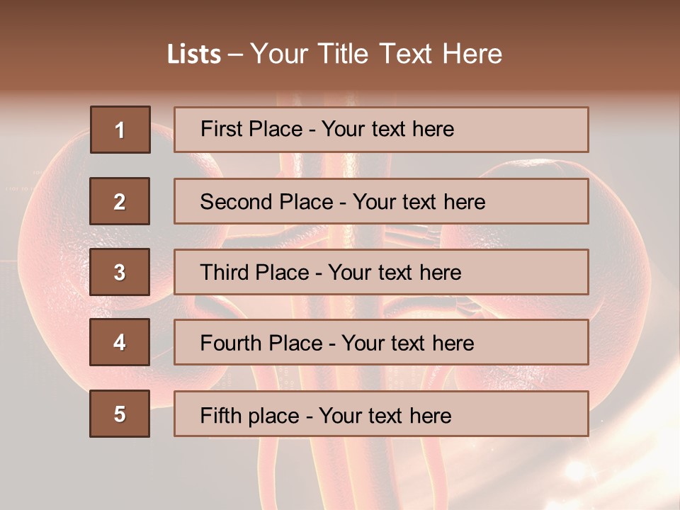 A Medical Powerpoint Presentation With An Image Of The Utensils PowerPoint Template