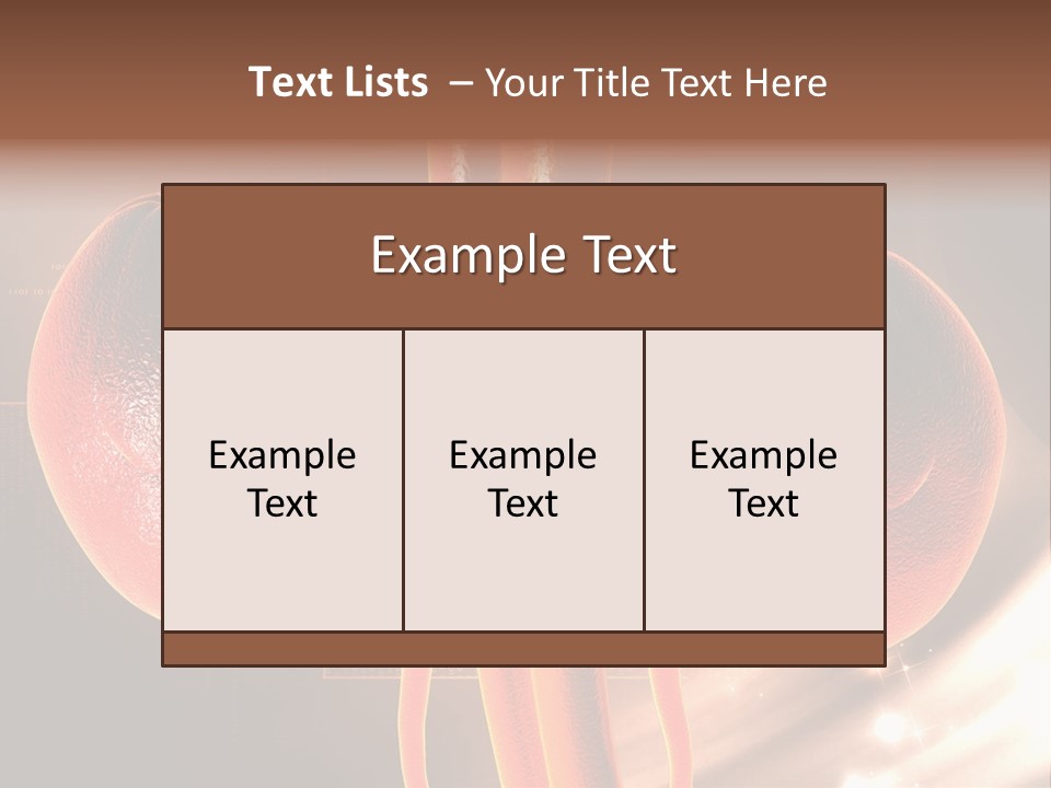 A Medical Powerpoint Presentation With An Image Of The Utensils PowerPoint Template