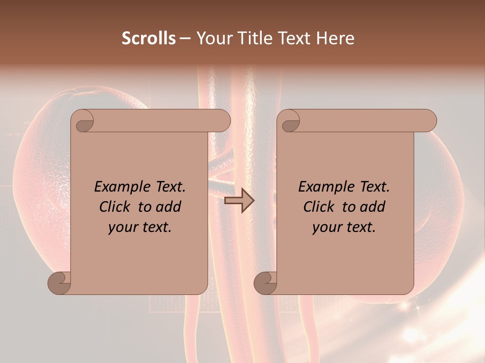 A Medical Powerpoint Presentation With An Image Of The Utensils PowerPoint Template
