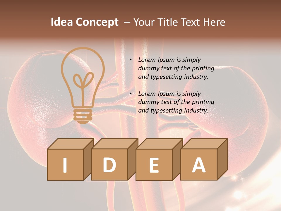 A Medical Powerpoint Presentation With An Image Of The Utensils PowerPoint Template