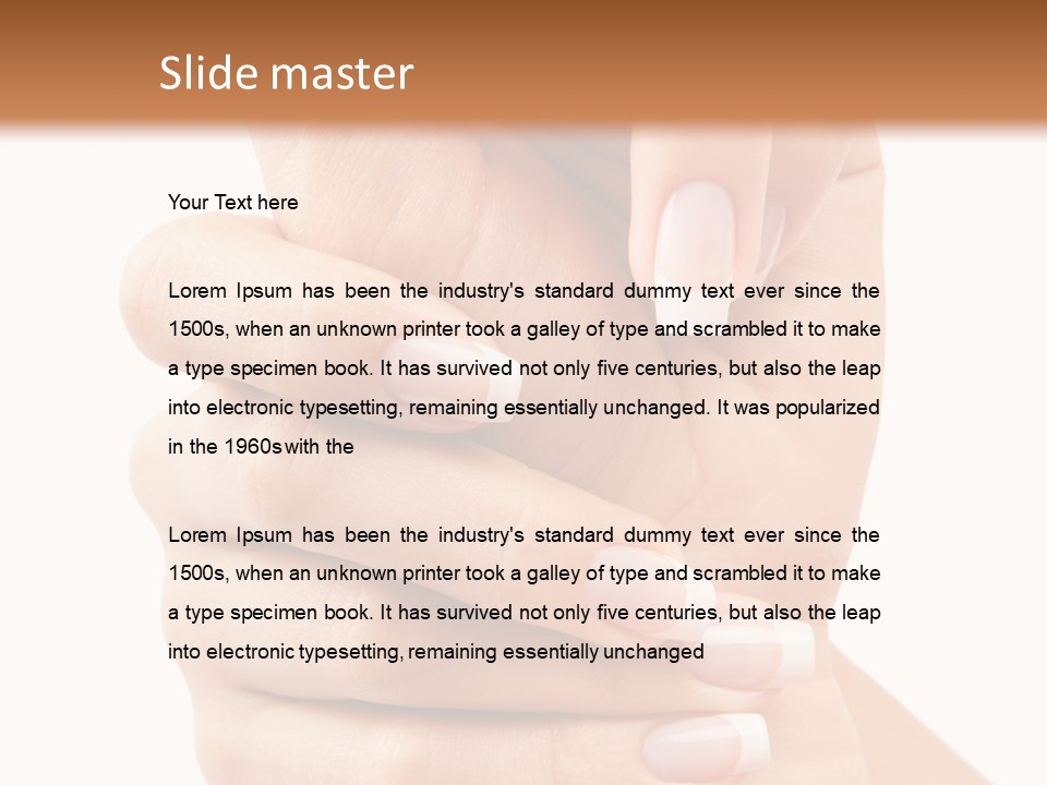 Girl Legs Female PowerPoint Template