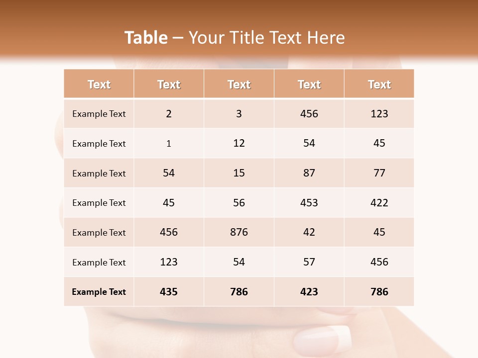 Girl Legs Female PowerPoint Template