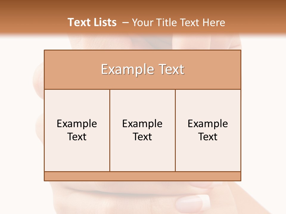 Girl Legs Female PowerPoint Template