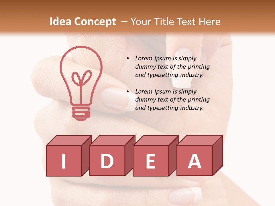 Girl Legs Female PowerPoint Template