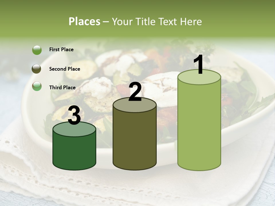 Zucchini Grilled Meal PowerPoint Template
