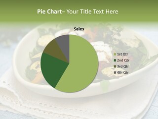 Zucchini Grilled Meal PowerPoint Template