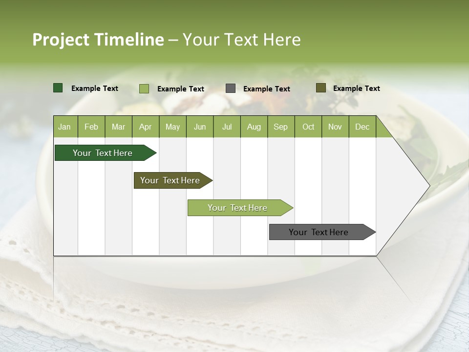 Zucchini Grilled Meal PowerPoint Template