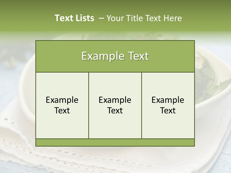 Zucchini Grilled Meal PowerPoint Template