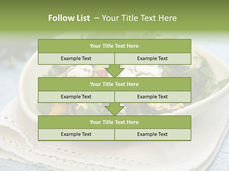 Zucchini Grilled Meal PowerPoint Template