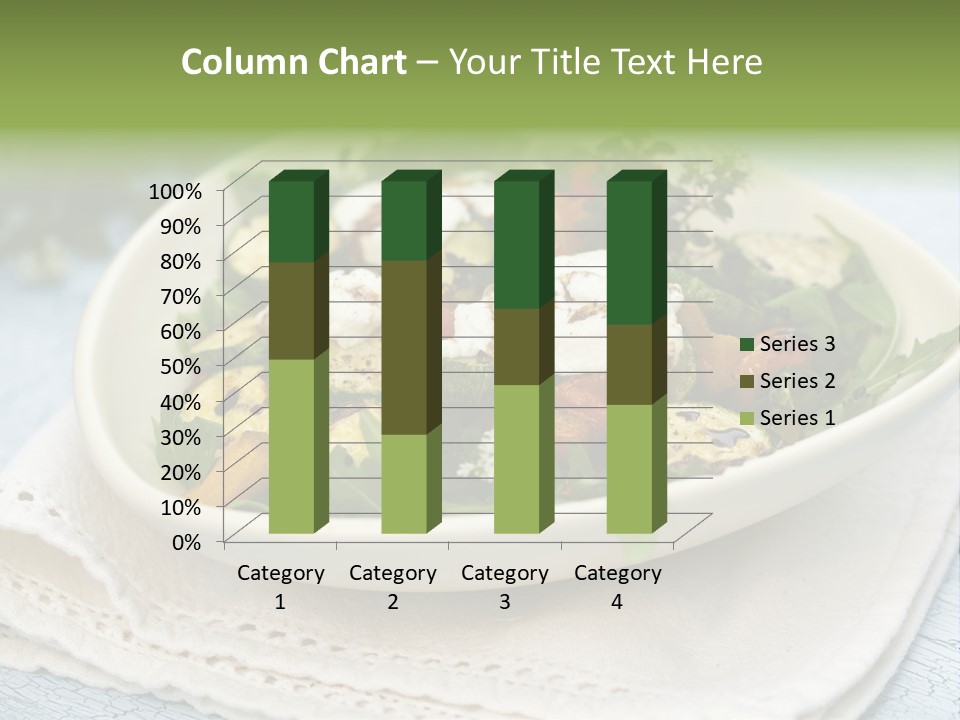 Zucchini Grilled Meal PowerPoint Template
