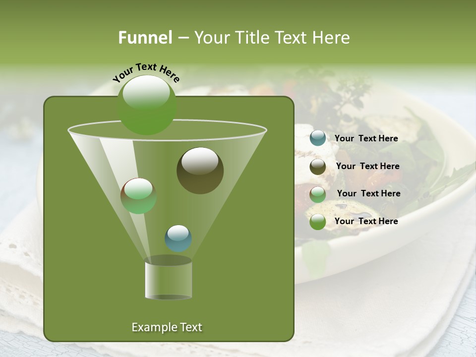 Zucchini Grilled Meal PowerPoint Template