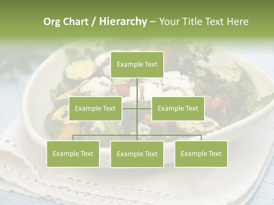 Zucchini Grilled Meal PowerPoint Template