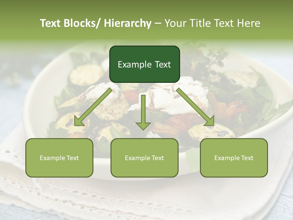 Zucchini Grilled Meal PowerPoint Template