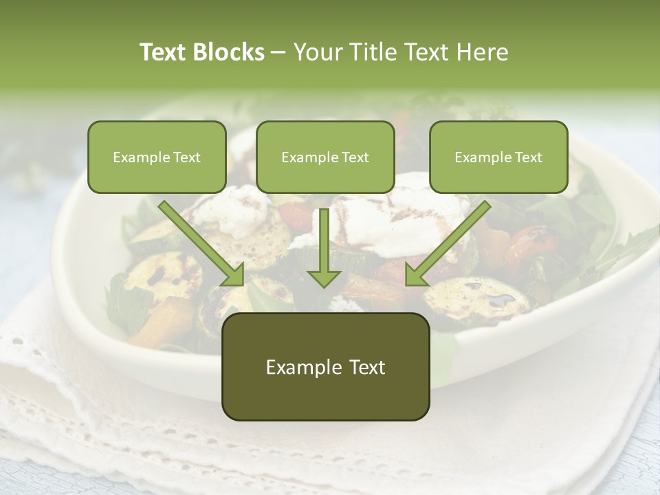 Zucchini Grilled Meal PowerPoint Template