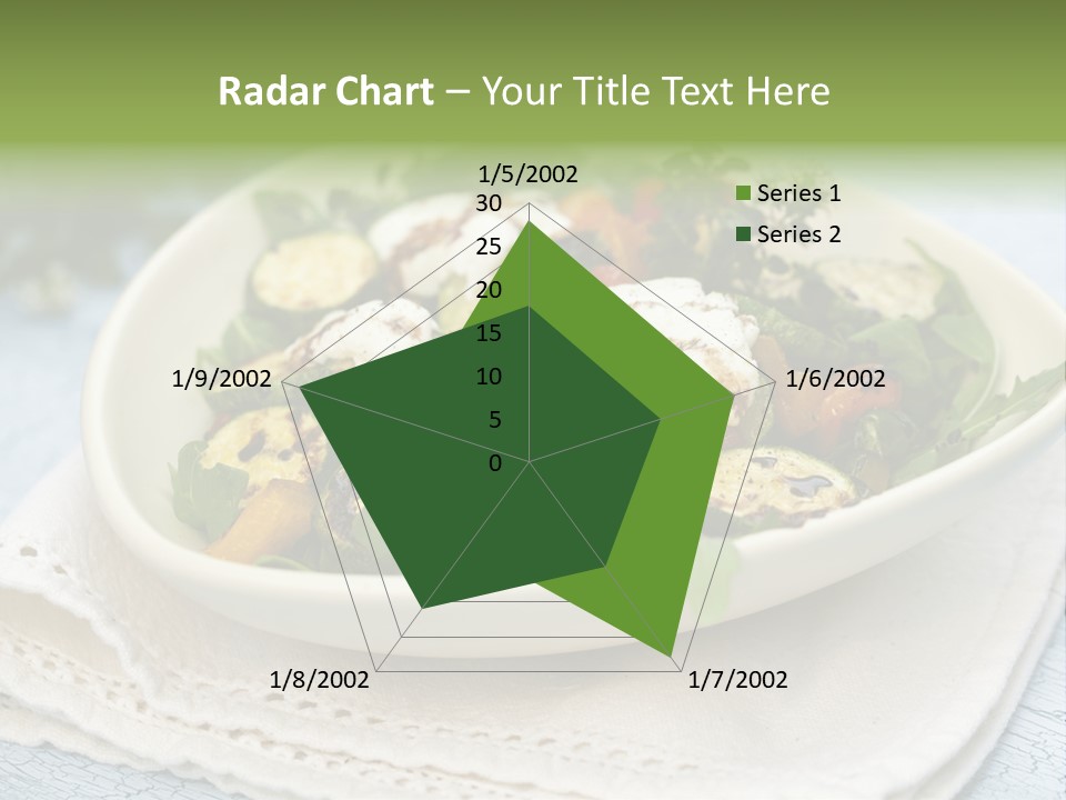 Zucchini Grilled Meal PowerPoint Template