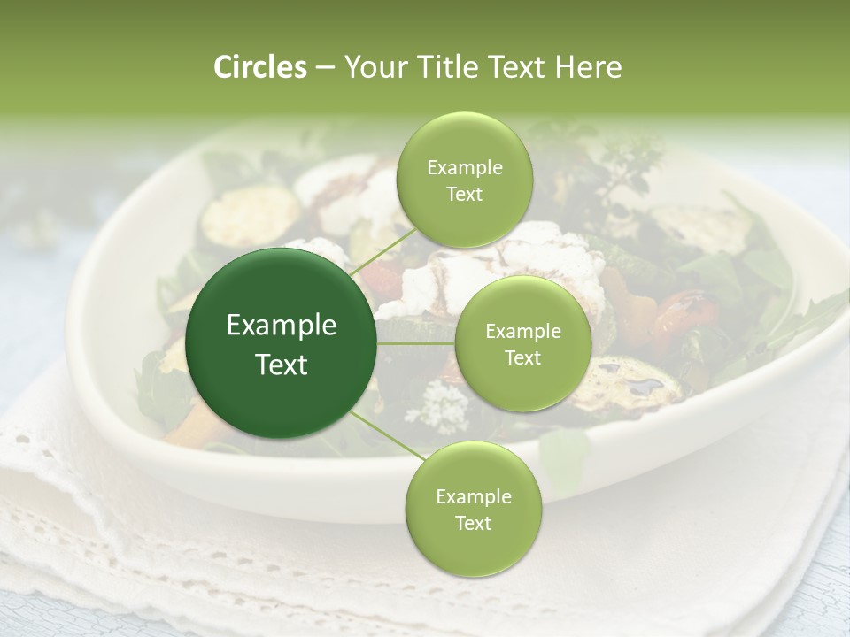 Zucchini Grilled Meal PowerPoint Template